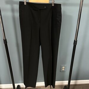 Jones New York Black Petite Stretch Trousers